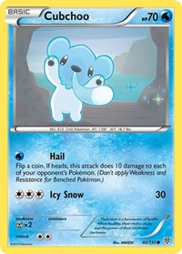 Cubchoo - Plasma Storm - 40/135