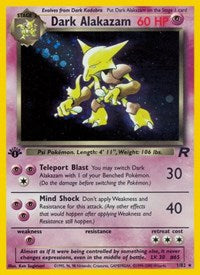 Dark Alakazam (1) - Team Rocket - 01/82