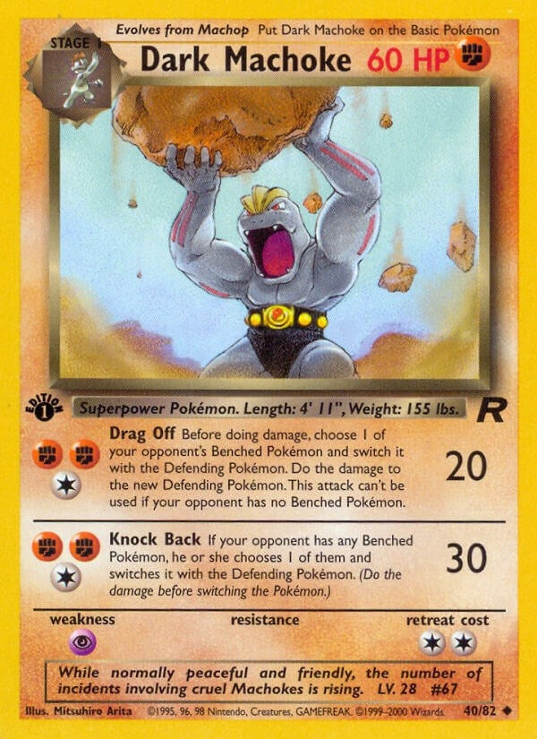 Dark Machoke (40/82) (TR)