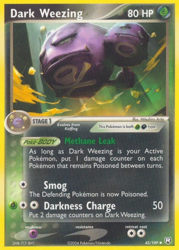 Dark Weezing (42/109) (RR)