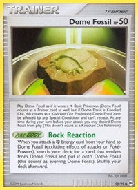 Dome Fossil - Arceus - 92/99