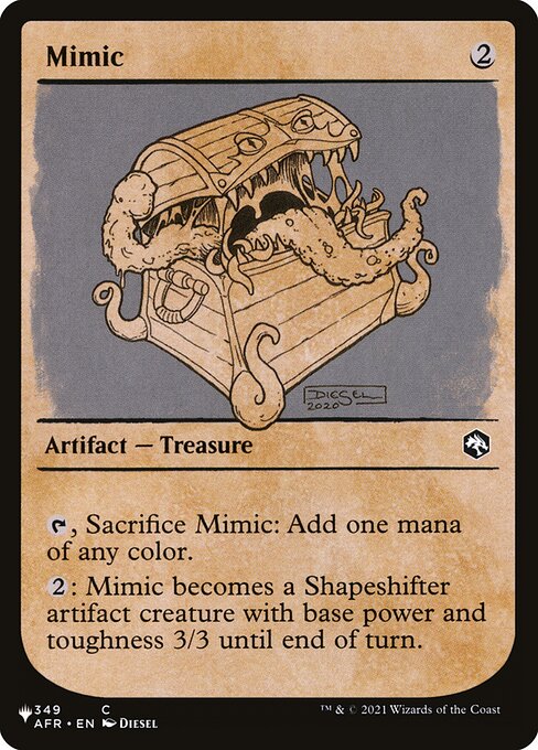 Mimic - The List - AFR-349