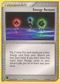 Energy Restore - EX Ruby and Sapphire - 81/109