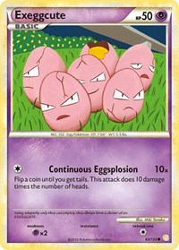 Exeggcute - HeartGold SoulSilver - 63/123