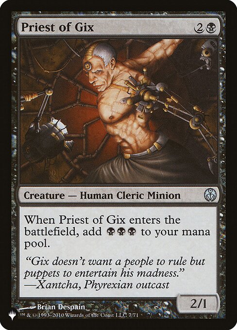 Priest of Gix - The List - DDE-7