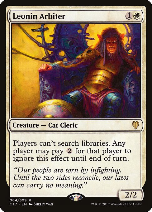 Leonin Arbiter - Commander 2017 - 64