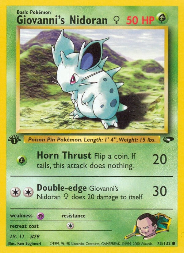 Giovanni's Nidoran F (075/132) (G2)