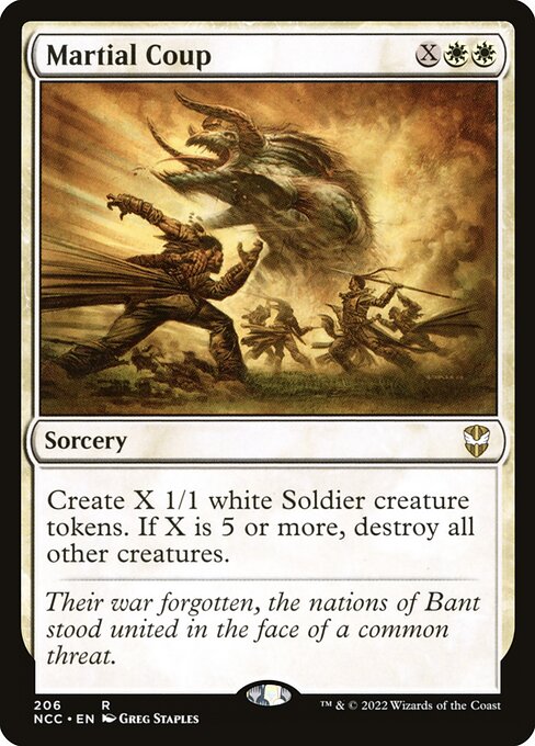 Martial Coup - New Capenna Commander - 206