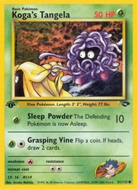 Koga's Tangela - Gym Challenge - 081/132