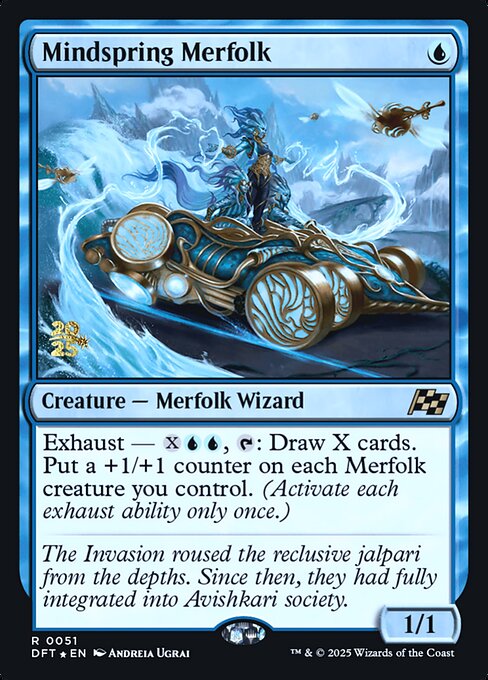 Mindspring Merfolk - Aetherdrift Promos - 51s