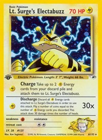Lt. Surge's Electabuzz (6) - Gym Heroes - 006/132