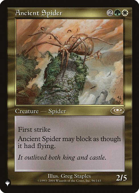Ancient Spider - The List - PLS-96