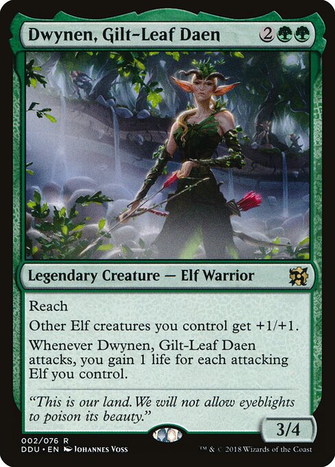 Dwynen, Gilt-Leaf Daen - Duel Decks: Elves vs. Inventors - 2