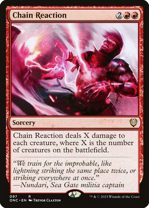 Chain Reaction - Phyrexia: All Will Be One Commander - 97