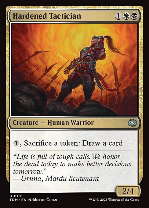 Hardened Tactician - Tarkir: Dragonstorm - 191