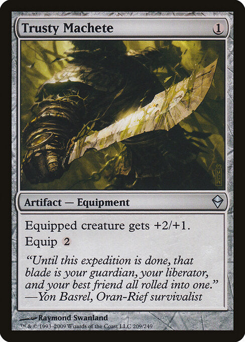 Trusty Machete - Zendikar - 209