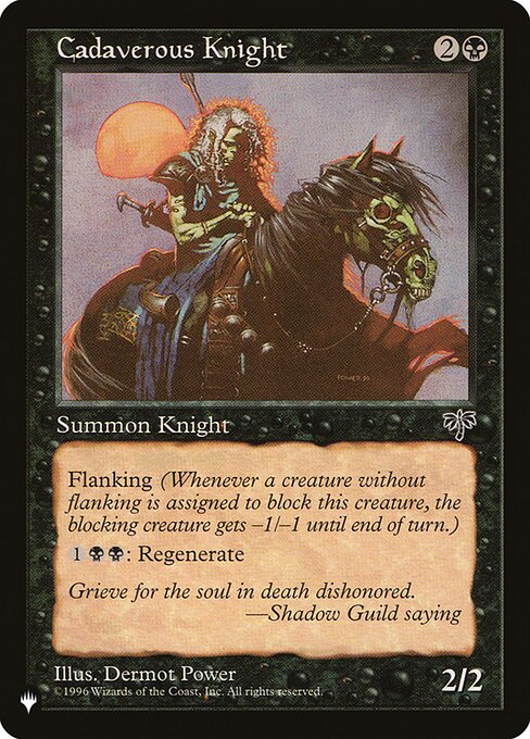 Cadaverous Knight - The List - MIR-110