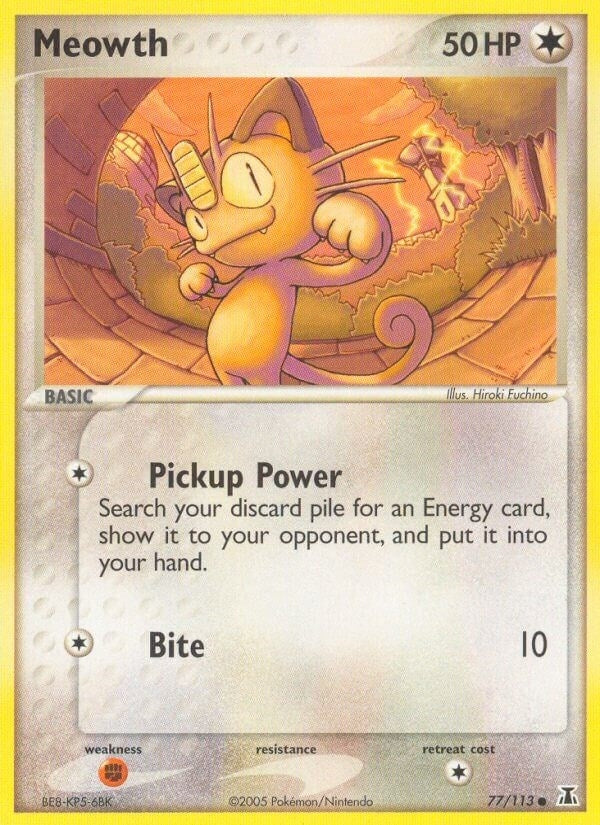 Meowth (77/113) (DS)