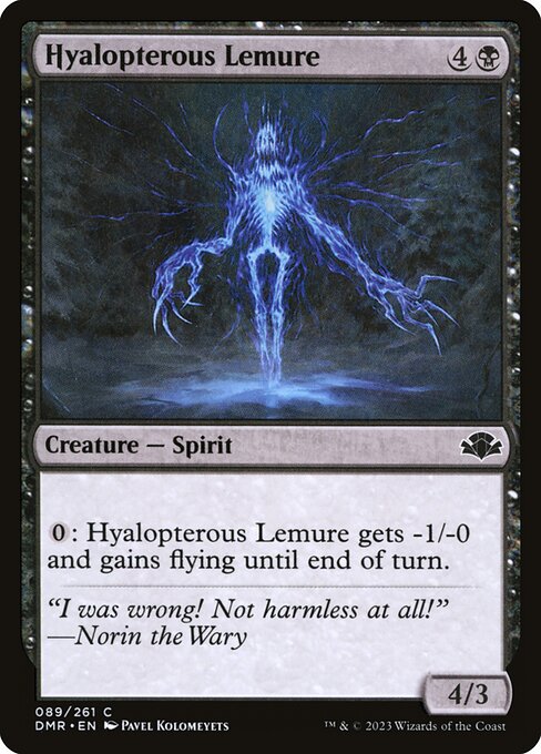 Hyalopterous Lemure - Dominaria Remastered - 89