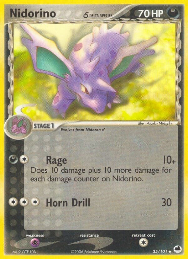 Nidorino (Delta Species) (35/101) (DF)