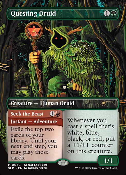 Questing Druid // Seek the Beast - Secret Lair Promo - 38