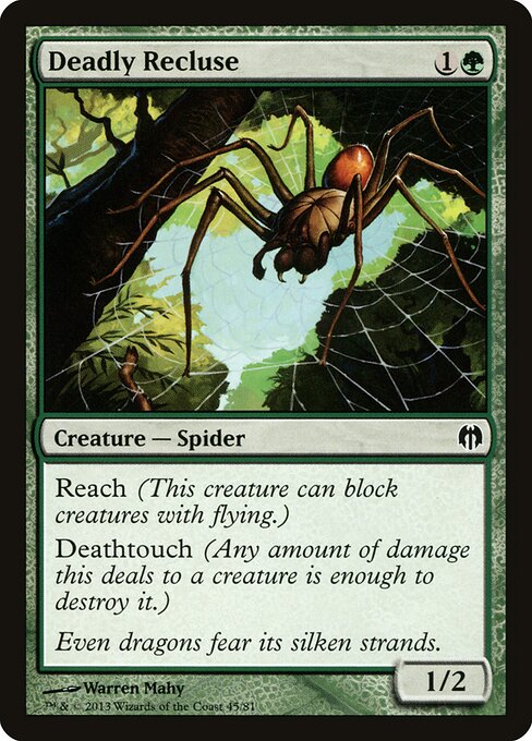 Deadly Recluse - Duel Decks: Heroes vs. Monsters - 45