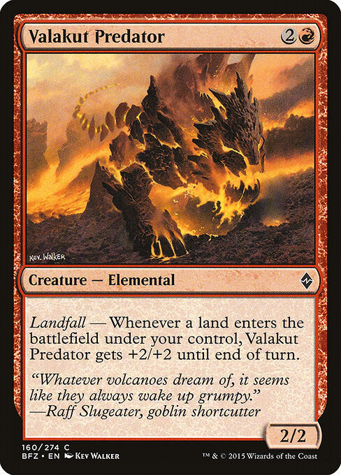 Valakut Predator - Battle for Zendikar - 160