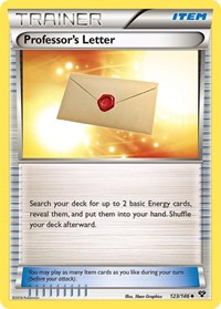 Professor's Letter - XY Base Set - 123/146