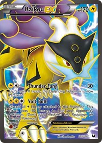 Raikou EX (105 Full Art) - Dark Explorers - 105/108