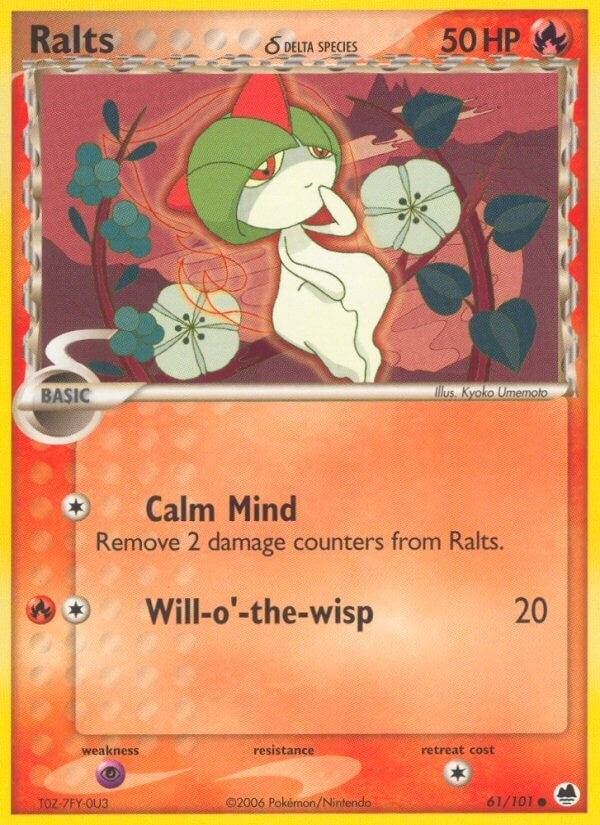 Ralts (Delta Species) (61/101) (DF)
