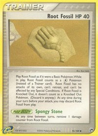 Root Fossil - EX Sandstorm - 92/100