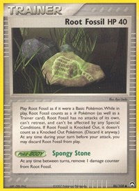 Root Fossil - EX Power Keepers - 86/108