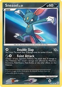 Sneasel - Diamond and Pearl - 100/130
