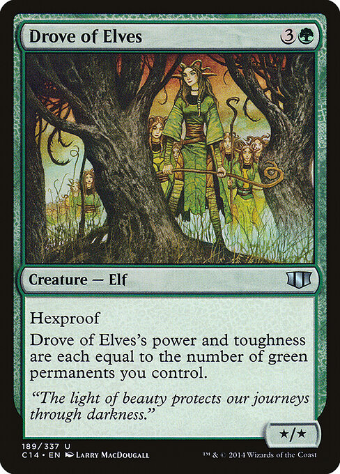 Drove of Elves - Commander 2014 - 189