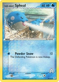 Team Aqua's Spheal - 56/95 - EX Team Magma vs Team Aqua - 56/95