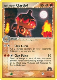 Team Magma's Claydol - 33/95 - EX Team Magma vs Team Aqua - 33/95