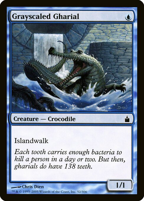 Grayscaled Gharial - Ravnica: City of Guilds - 52