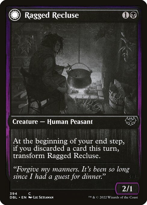 Ragged Recluse // Odious Witch - Innistrad: Double Feature - 394