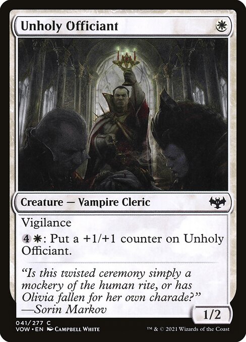 Unholy Officiant - Innistrad: Crimson Vow - 41