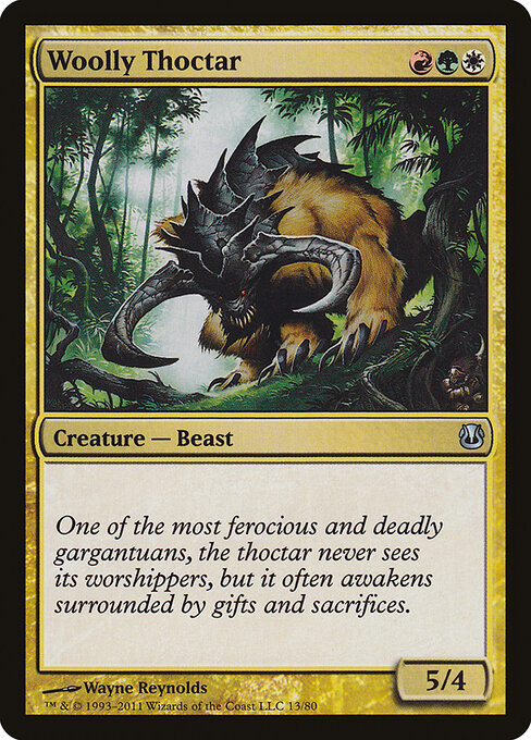Woolly Thoctar - Duel Decks: Ajani vs. Nicol Bolas - 13