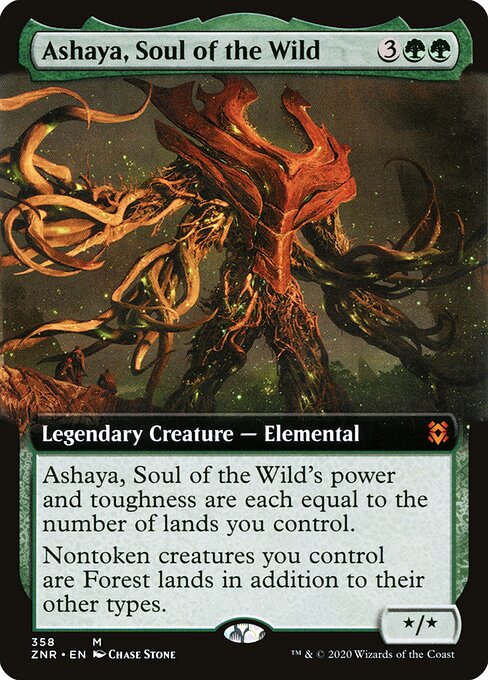 Ashaya, Soul of the Wild - Zendikar Rising - 358