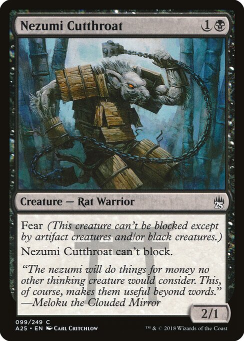 Nezumi Cutthroat - Masters 25 - 99