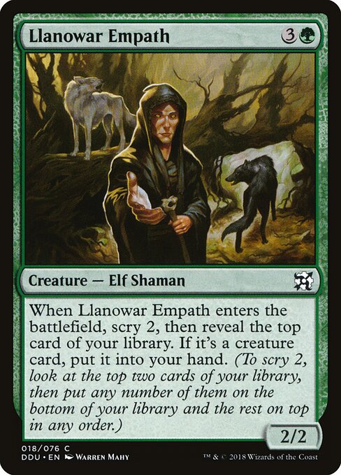Llanowar Empath - Duel Decks: Elves vs. Inventors - 18