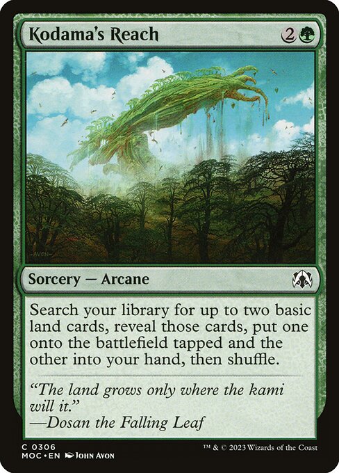 Kodama's Reach - March of the Machine Commander - 306