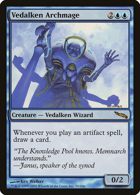 Vedalken Archmage - Mirrodin - 55