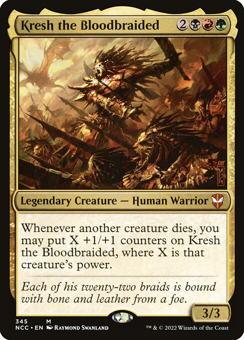 Kresh the Bloodbraided - New Capenna Commander - 345