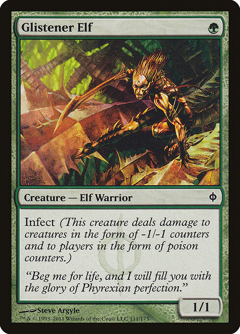 Glistener Elf - New Phyrexia - 111