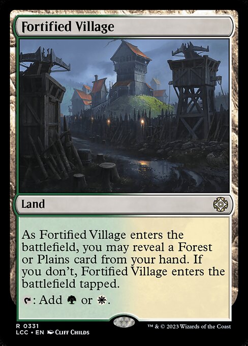 Fortified Village - The Lost Caverns of Ixalan Commander - 331