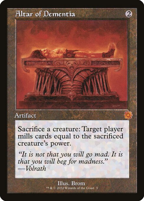Altar of Dementia - The Brothers' War Retro Artifacts - 3