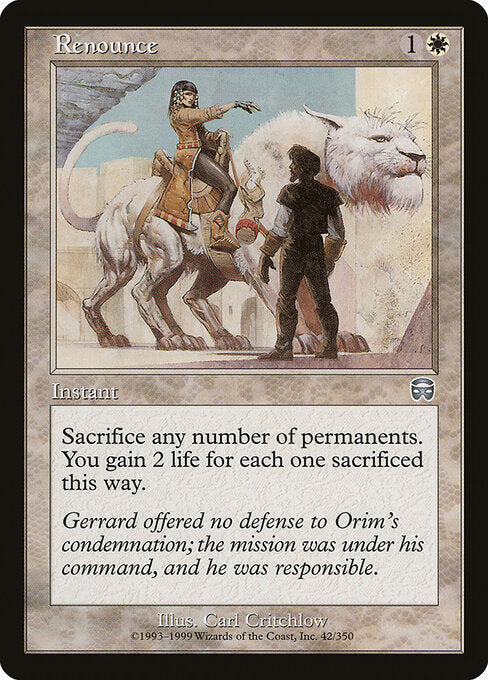 Renounce - Mercadian Masques - 42